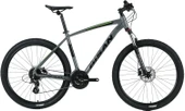Bisan MTX7300 26 Jant 24 Vites 48CM Erkek Dağ Bisikleti Gri - Yeşil - 1