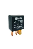 12v Röle 5 Uçlu 40 A Mikro (ÇİFT PLATİN) (DİRENÇLİ) (30-85-86-87-87A) - 1