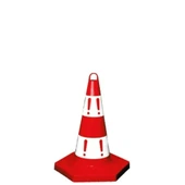 Eko Trafik Konisi Otopark Duba Trafik Konisi Ucuz Yol Uyarı Konisi 50 cm - 1