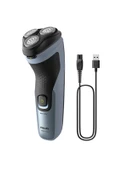 Philips Shaver 3000X Series Islak Kuru Sinek Kaydı Elektrikli Tıraş Makinesi - Vücut Tıraş Makinesi - 3