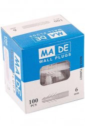 MADE STANDART KUTULU DÜBEL 6 MM  100 ADET - 1