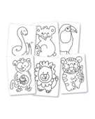 Alpino Baby 6lı Boyama Kartlı Mum Boya Seti thumbnail 2