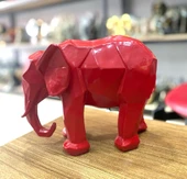 Dekoratif Kübik Fil Biblo - 13