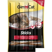 Gimcat Sticks Tavuklu Ve Ciğerli Kedi Ödülü 4×5g - 1
