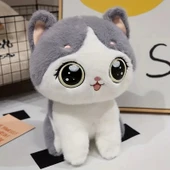Kawaii Kedi Peluş Oyuncak 25 cm Doğum Günü Hediyelik Oyuncak - 1