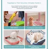 TechTic Kedi Tuvaleti İçin Akıllı Pet Koku Giderici Biyosensörlü Hava Temizleme Sistemi - 9