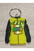 Motorcu Montu Şeklinde Anahtarlık 7x5,5 Cm Hediyelik Süs - 1