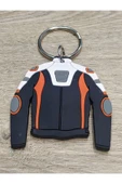 Ktm Motorcu Montu Şeklinde Anahtarlık 6x6 Cm Hediyelik Süs - 2
