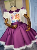 Elsa Kostümü, Frozen Elsa Elbisesi, Doğum Günü Prenses Elbisesi - 4