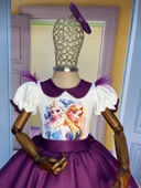 Elsa Kostümü, Frozen Elsa Elbisesi, Doğum Günü Prenses Elbisesi - 8