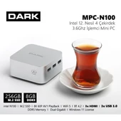 DARK MPC DK-MPC-N100 N100 8GB- 256GB SSD- O/B UHD W11 PRO Mini PC - 1