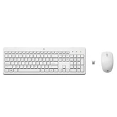 HP 230 3L1F0A İngilizce Kablosuz Klavye Mouse Set Beyaz - 1
