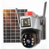 APRONX 6MP 3,6mm APX-WP266 4G Solar Çift Kamera 12 Led Wifi PTZ - 1
