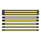 Thermaltake AC-047-CN1NAN-A1 TtMod Sarı/Siyah Power Supply Sleeved Kablo Seti (16 AWG) - 1