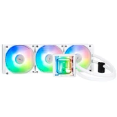 BITFENIX 360mm CUBE 360 AIO-360-WW27A-RP ARGB Sıvı Soğutmalı AM5-1700p İşlemci Fanı Beyaz - 1