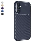 Samsung Galaxy S25 Kılıf Focus Carbon Silikon Kapak - 1