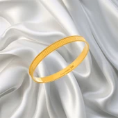 22 Ayar Aynalı Kibrit Çöpü Bilezik - 1