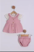Kız Bebek Askılı Dandel Bady Külotlü 6/18 Ay Elbise - 1