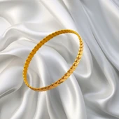 22 Ayar Üçlü Burma Bilezik 20 Gr - 2