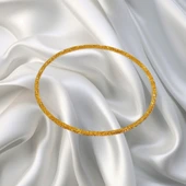 22 Ayar Simli Düz Ajda Bilezik - 2