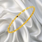 22 Ayar İkili Burma Bilezik - 1