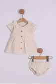 Kız Bebek Askılı Dandel Bady Külotlü 6/18 Ay Elbise - 1