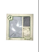 Bibaby Biorganic Love Floral 5'Li Hastane Çıkış Seti 62360 Ekru Lila - 2