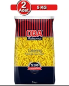 Oba Kalın Kesme Makarna 5KG x 2 Adet | Ekonomik Toptan Paket - 1