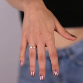 Taşlı Kesişen Yüzük - 1