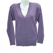 Kardelen Kumaş Cepsiz Model Triko Hırka - 11