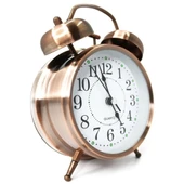 Büyük Boy Metal Bakır Çalar Saat - 1