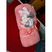 Disney Bebek Battaniyesi- Kenarları Tığ Basılı- Minny Mouse Aplikeli- Well Soft- 70x100 cm - 4