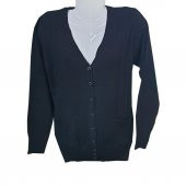 Kardelen Saç Kumaş Cepli Model Triko Hırka - 5