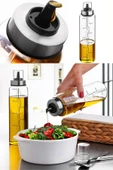 Borosilikat Akıllı Cam Yağdanlık - Dekoratif Sızdırmaz Sirkelik Sosluk 500 ML - 2