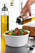 Borosilikat Akıllı Cam Yağdanlık - Dekoratif Sızdırmaz Sirkelik Sosluk 500 ML - 4