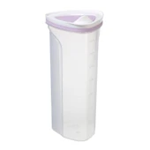 1 Adet Üçgen Basmatik Kapaklı Ölçekli Sıvı Yağlık  Sosluk 1000 ML thumbnail 2