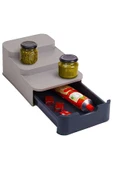 Compact Çekmeceli Organizer Mutfak Kavanoz Standı - Bitki Çayı Düzenleyici - 4