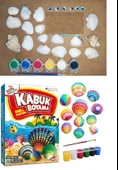 Kabuk Boyama Seti- Deniz Kabuğu Boyama -Shell Painting -Sanatsal Hobi Boyama Seti - 1