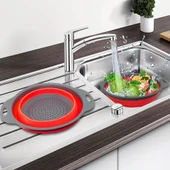 Silikon Hazneli Katlanabilir Süzgeç thumbnail 2