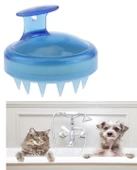 Hazneli Silikon Başlıklı Kedi Köpek Yıkama Fırçası - 1
