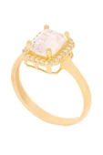 Cigold Taşlı Yüzük 14 Ayar Altın 2.14 Gr OA-K21501029089 - 3