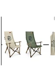 lethe boards  Hispeed Modern Katlanabilir Plaj Kamp Sandalyesi Taşıma Çantalı - 2
