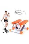 lethe boards  Stepper Direnç Bantlı Ve Ekranlı Fitness Ipli Fitness Egzersiz Spor Aleti - 1