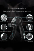 lethe boards  Sayaç Göstergeli Ayarlanabilir 5-60 Kg Dirençli El Yayı El Kavrama Spor Egzersiz Aleti - 2