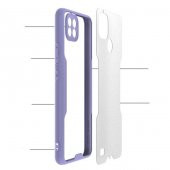 Realme C21 Kılıf Zore Parfe Kenarları Pastel Renk Silikon Kılıf - 11
