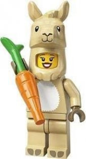 Lego Minifigür Seri 20 - 71027 - Llama Costume Girl - 1