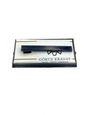 Brianze Lacivert Kravat İğnesi - 2