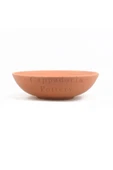 25cm Kase Tipi Doğal Terleyen Çömlek Toprak Yayvan Saksı No.168 - 1