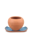 Renkli Sırlı 30cm Dikdörtgen Toprak Saksı Tabağı Altlığı No.150 - 2