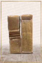 Tahtalı Örme Uzun Sırt Kabak Lifi Hamam Kese Seti - 1